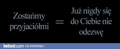 Zostańmy przyjaciółmi