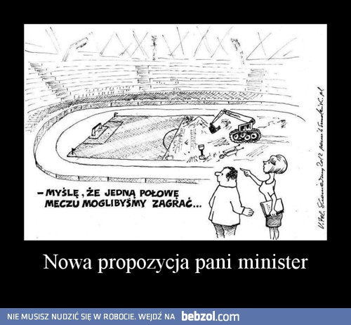 Nowa propozycja pani minister