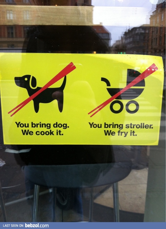 I found this outside an asian restaurant