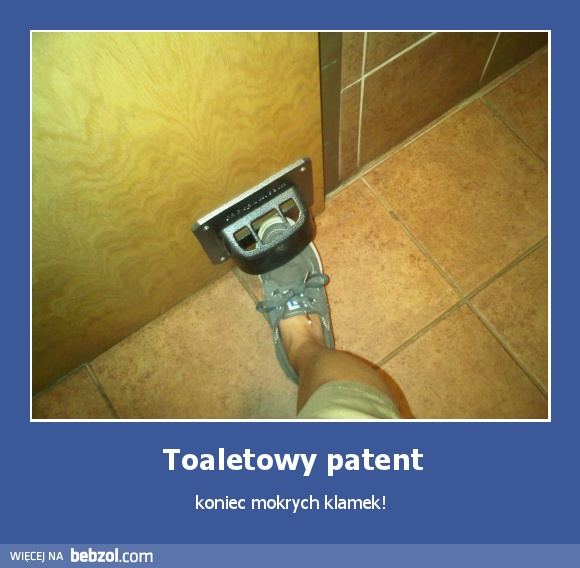 Toaletowy patent