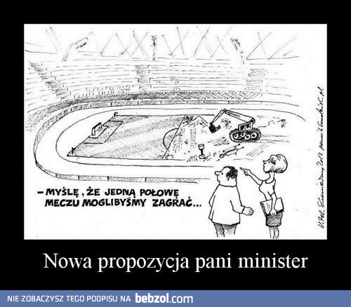 Nowy pomysł pani Minister
