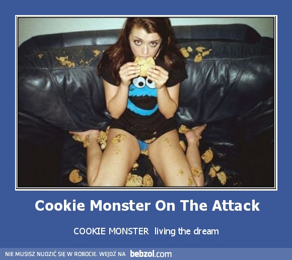 Cookie Monster On The Attack