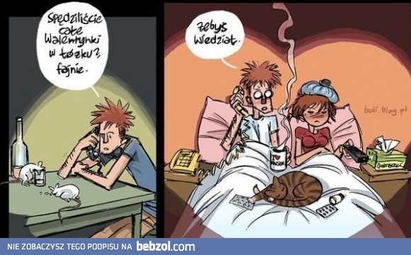 Walentynki w łóżku