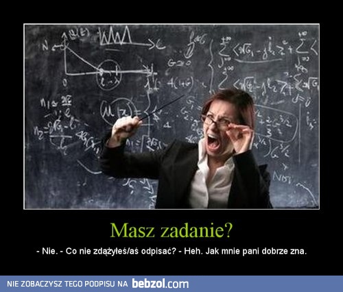 Masz zadanie?