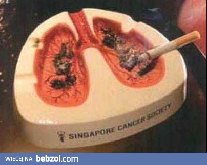 Antynikotynowa popielniczka