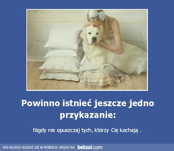 Powinno istnieć jeszcze jedno przykazanie: