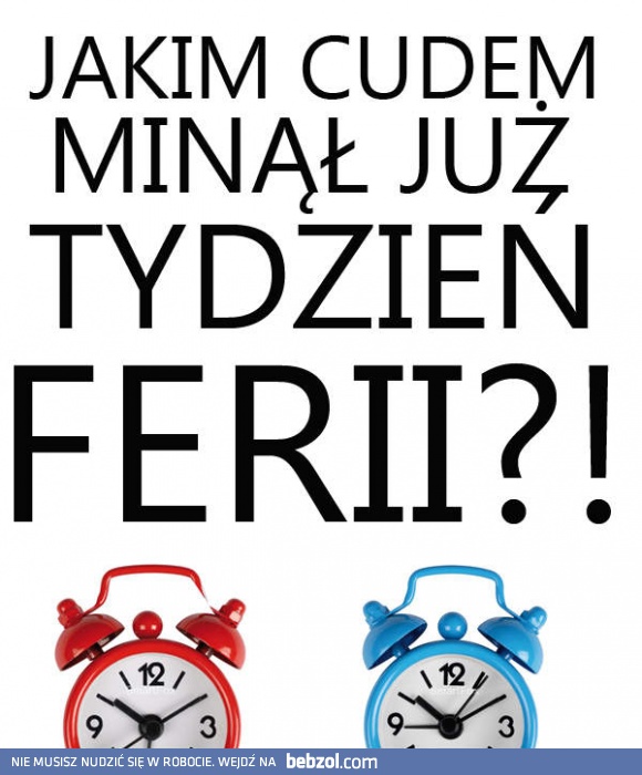 Czas leci nieubłaganie