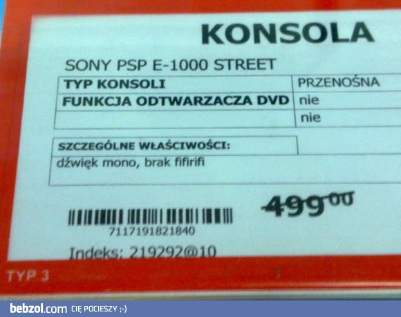 Fifirifi zabrakło