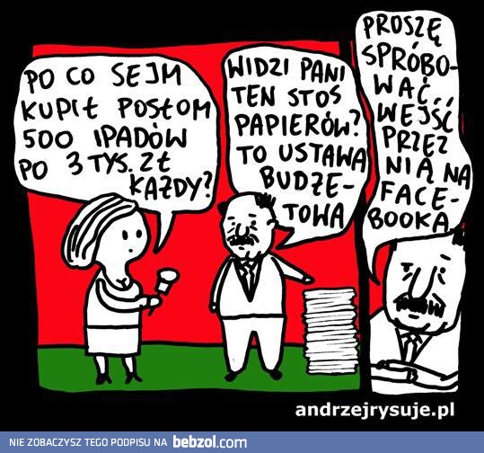 iPady dla posłów