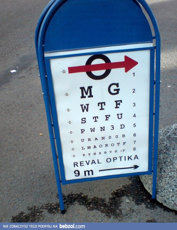Szybki test na wzrok