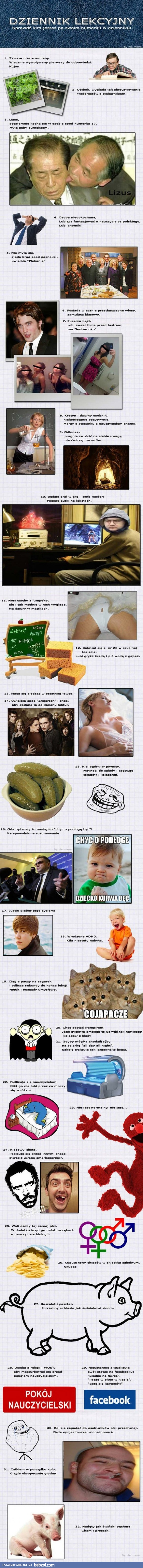 Numerki z dziennika