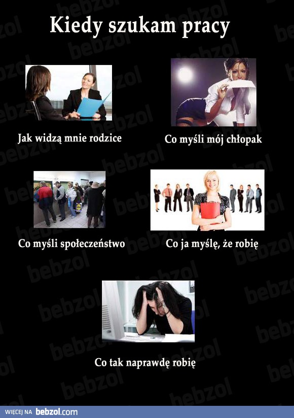 Kiedy szukam pracy