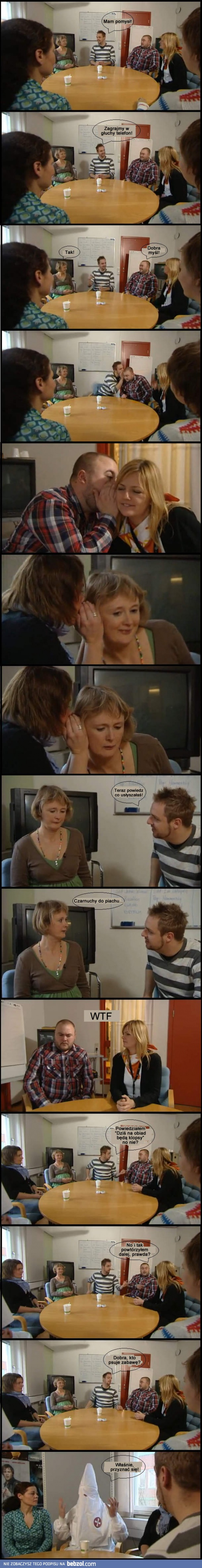 Zabawa w głuchy telefon