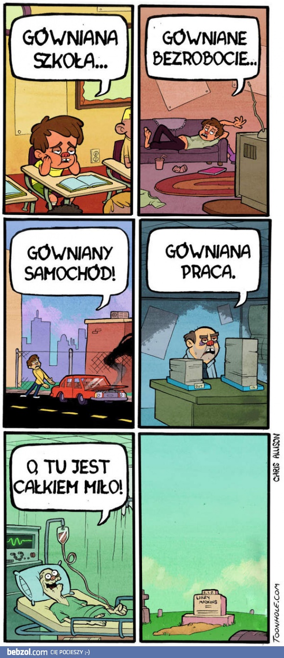 Narzekanie przez całe życie