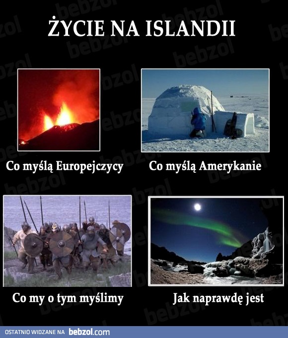 Życie na Islandii