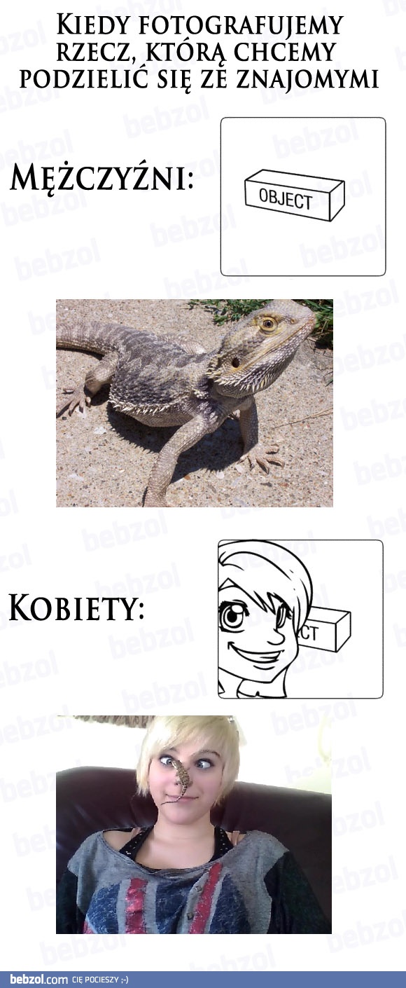 Kobieta zawsze musi być na zdjęciu...