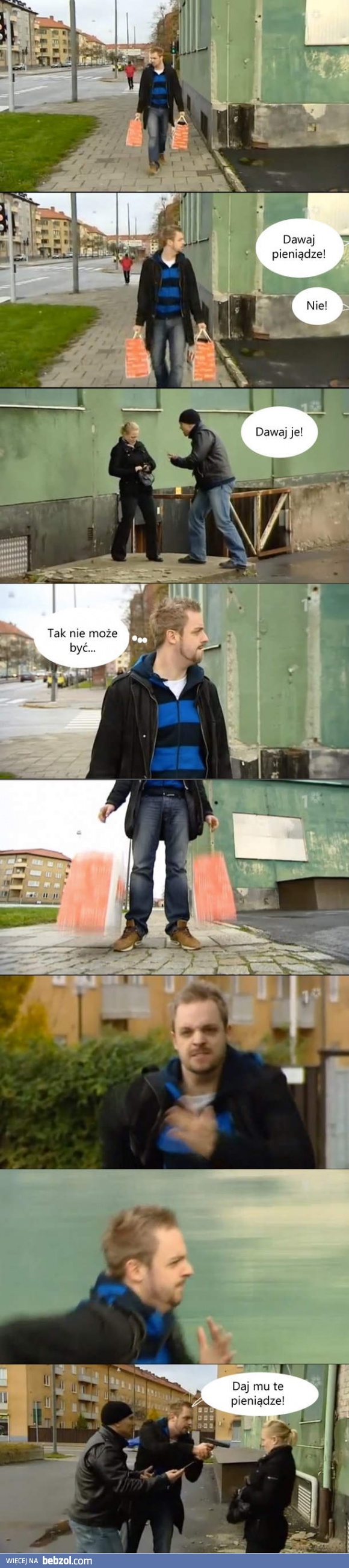 Nie przechodzę obojętnie obok damy w potrzebie!