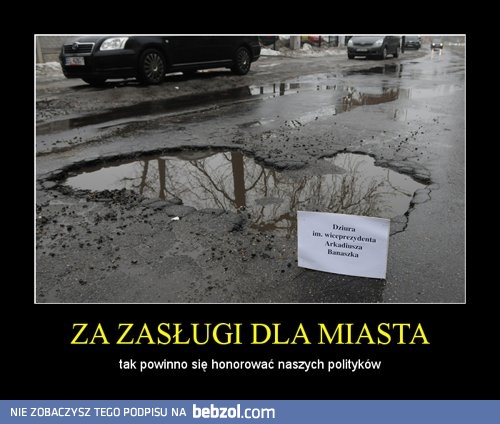 Za zasługi dla miasta