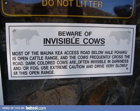 Beware of...