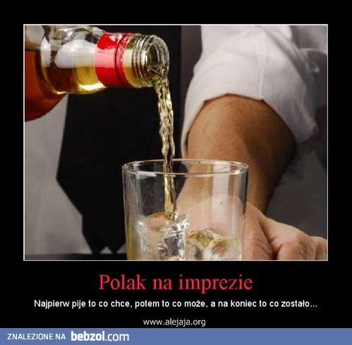 Polak na imprezie