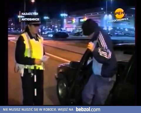 Pijany kierowca z Kazachstanu