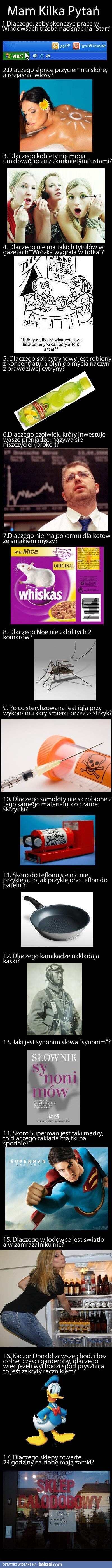 Zestaw dziwnych pytań
