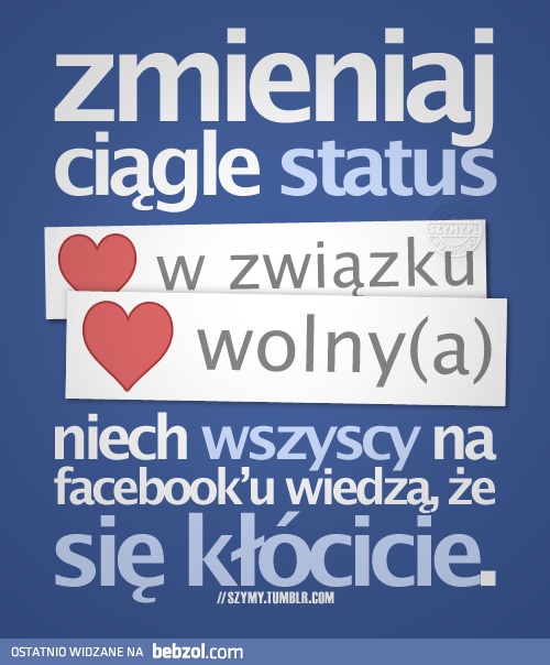 Zmieniaj status
