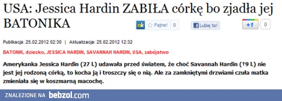 Trzeba uważać co się je