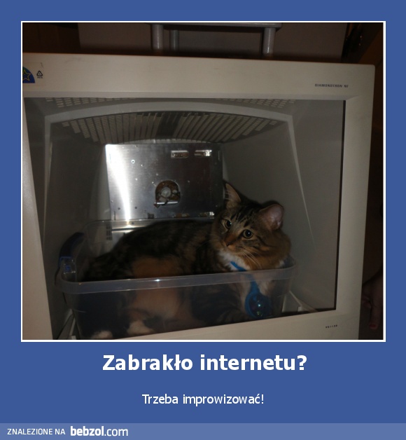 Zabrakło internetu?