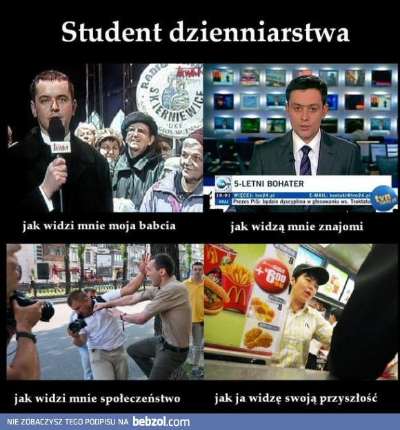 Student dziennikarstwa