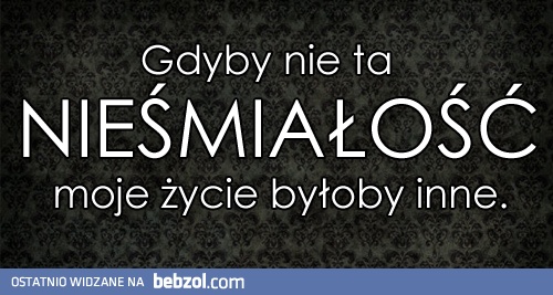 Nic na to nie poradzę...