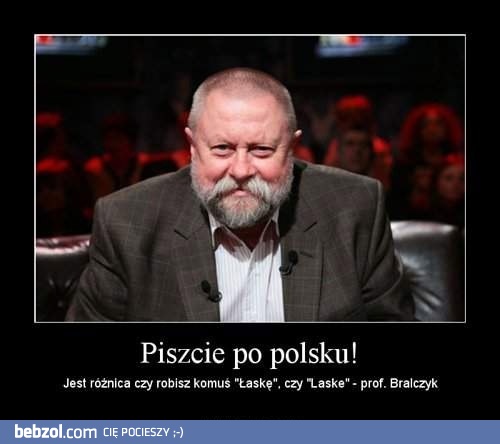 Piszcie po polsku!