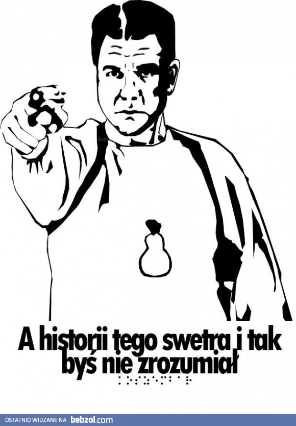 Nieśmiertelny sweterek Gruchy