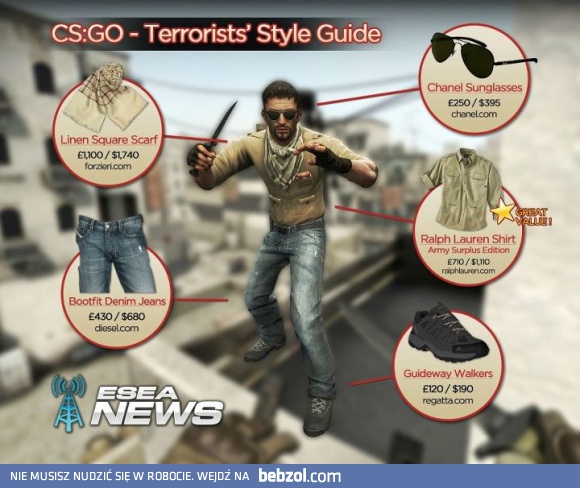 Styl terrorysty z CS:GO