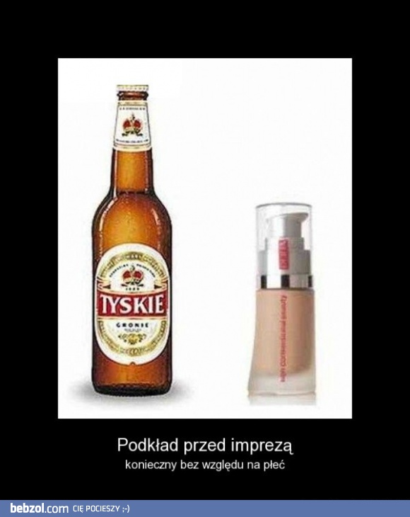 Podkład przed imprezą