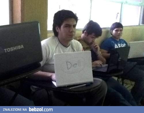 Mój laptop...