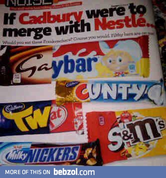 If Cadbury were to merge with Nestle