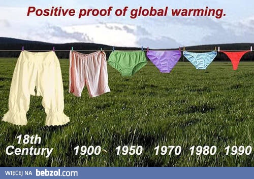 Pozytywny wpływ globalnego ocieplenia
