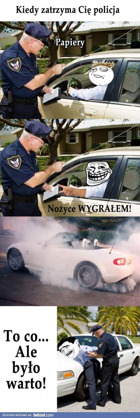 Papier kamień nożyczki...