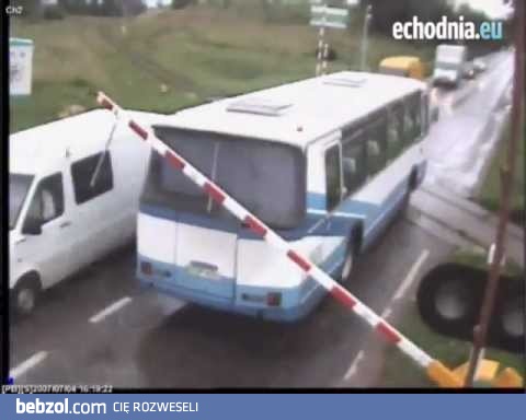 Przejazd kolejowy w Końskich