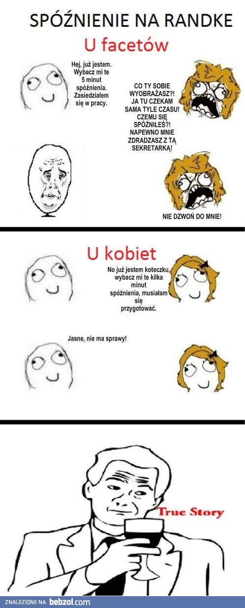 Zawsze kiedy się spóźnimy