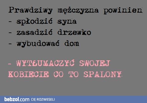 Prawdziwy mężczyzna powinien