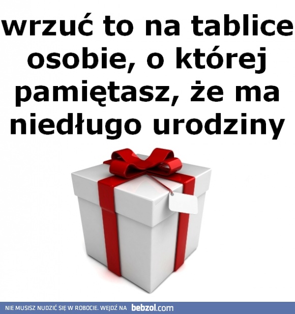 Wrzucaj na tablicę starzejącym się!