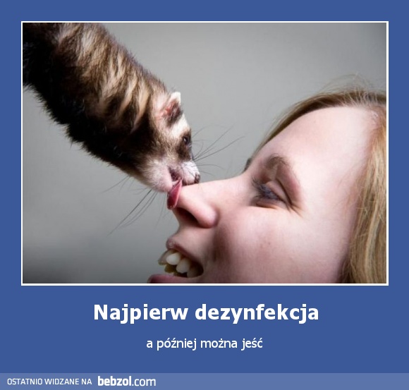 Najpierw dezynfekcja