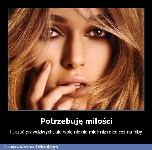 Potrzebuję miłości