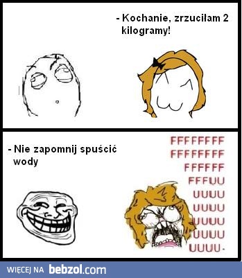 Kochanie, zrzuciłam 2kg