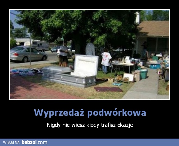 Wyprzedaż podwórkowa