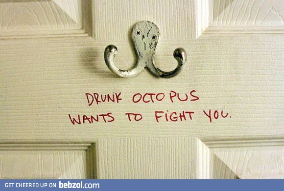 Drunk octopus