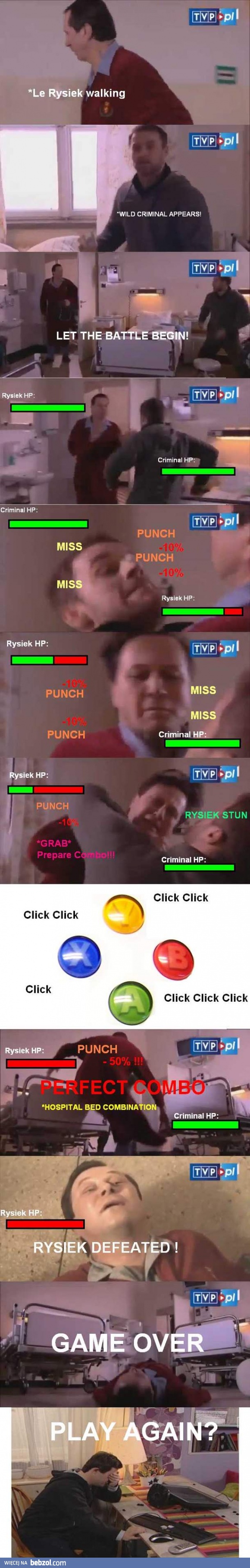 Fatalny wynik gry w Klan