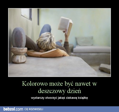 Kolorowo może być nawet w deszczowy dzień